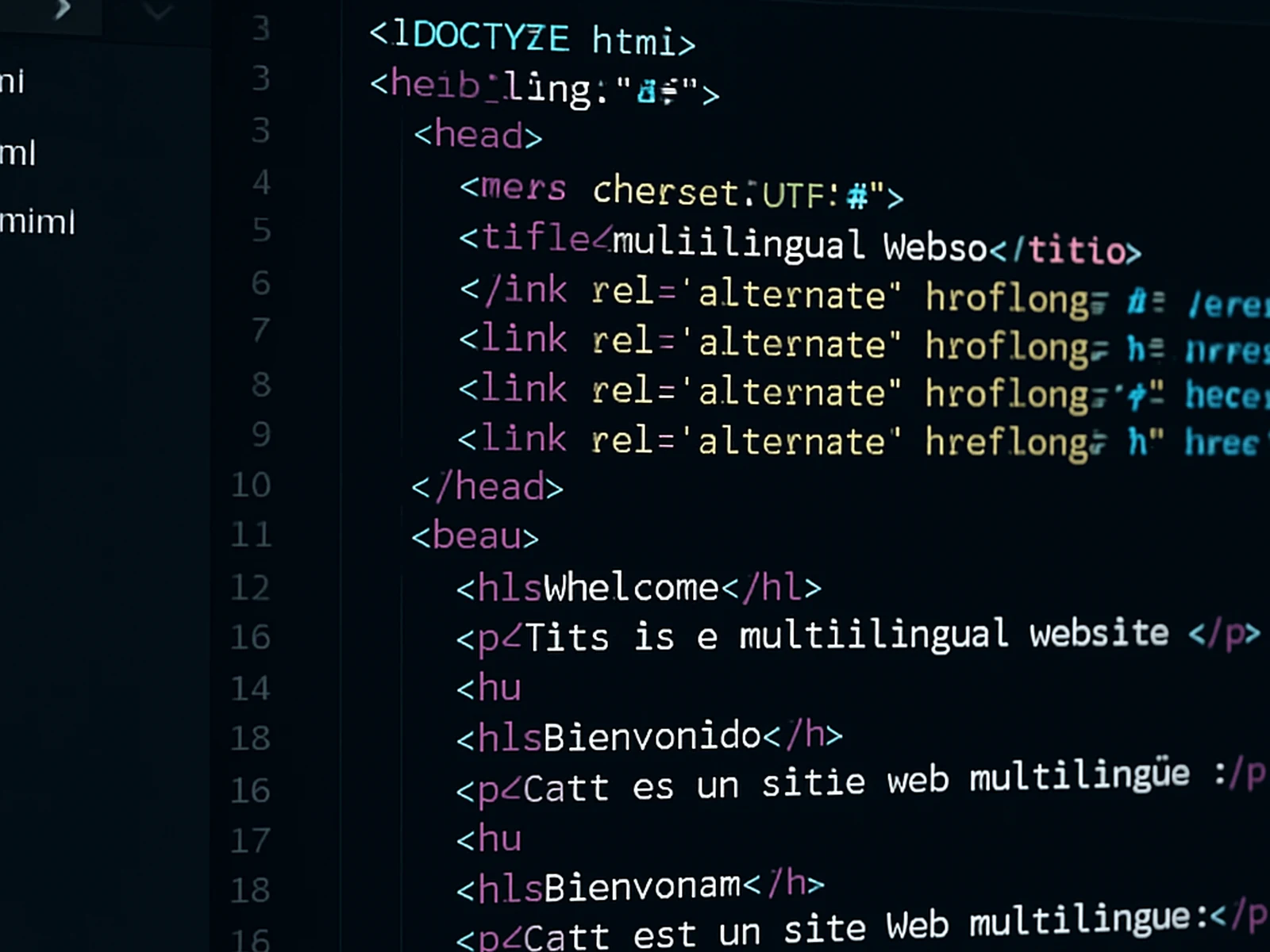 Website Translation detail